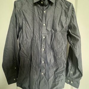 Banana Republic Men's Dark Blue Dress Shirt